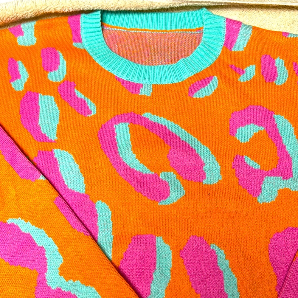 Super trendy leopard sweater